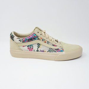 Vans Old Skool Festival Satin Floral Classic Shoe Sneaker Womens 7.5 US NEW NIB